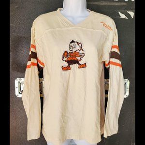 Women's Reebok Vintage Collection Cleveland Browns Brownie Jersey